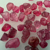 Natural Spinel Uncut Rough 40 Pieces 27.55 Carats Crimson Red-Hot Pink Color 5A Quality Burmese Mines Raw Gemstone
