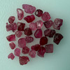 Natural Spinel Uncut Rough 30 Pieces 25.98 Carats Crimson Red-Hot Pink Color 5A Quality Burmese Mines Raw Gemstone