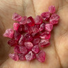 Natural Spinel Uncut Rough 30 Pieces 33.59 Carats Crimson Red-Hot Pink Color 5A Quality Burmese Mines Raw Gemstone