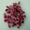 Natural Spinel Uncut Rough 60 Pieces 57.19 Carats Crimson Red-Hot Pink Color 5A Quality Burmese Mines Raw Gemstone