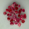 Natural Spinel Uncut Rough 30 Pieces 31.71 Carats Crimson Red-Hot Pink Color 5A Quality Burmese Mines Raw Gemstone