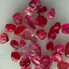 Natural Spinel Uncut Rough 30 Pieces 31.71 Carats Crimson Red-Hot Pink Color 5A Quality Burmese Mines Raw Gemstone