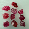 Natural Spinel Uncut Rough 10 Pieces 27.86 Carats Crimson Red-Hot Pink Color 5A Quality Burmese Mines Raw Gemstone