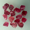 Natural Spinel Uncut Rough 15 Pieces 20.22 Carats Crimson Red-Hot Pink Color 5A Quality Burmese Mines Raw Gemstone