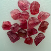 Natural Spinel Uncut Rough 15 Pieces 16.97 Carats Crimson Red-Hot Pink Color 5A Quality Burmese Mines Raw Gemstone
