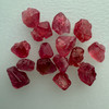 Natural Spinel Uncut Rough 15 Pieces 16.97 Carats Crimson Red-Hot Pink Color 5A Quality Burmese Mines Raw Gemstone