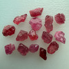 Natural Spinel Uncut Rough 15 Pieces 26.16 Carats Crimson Red-Hot Pink Color 5A Quality Burmese Mines Raw Gemstone