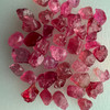 Natural Spinel Uncut Rough 40 Pieces 29.74 Carats Crimson Red-Hot Pink Color 5A Quality Burmese Mines Raw Gemstone
