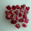 Natural Spinel Uncut Rough 20 Pieces 14.7 Carats Raspberry Red Color 5A Quality Burmese Mines Raw Gemstone