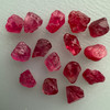 Natural Spinel Uncut Rough 15 Pieces 20.91 Carats Crimson Red-Hot Pink Color 5A Quality Burmese Mines Raw Gemstone