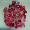 Natural Spinel Uncut Rough 38 Pieces 34.34 Carats Crimson Red-Hot Pink Color 5A Quality Burmese Mines Raw Gemstone