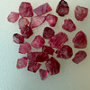 Natural Spinel Uncut Rough 25 Pieces 42.92 Carats Crimson Red-Hot Pink Color 5A Quality Burmese Mines Raw Gemstone