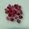 Natural Spinel Uncut Rough 25 Pieces 42.92 Carats Crimson Red-Hot Pink Color 5A Quality Burmese Mines Raw Gemstone