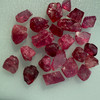 Natural Spinel Uncut Rough 25 Pieces 42.92 Carats Crimson Red-Hot Pink Color 5A Quality Burmese Mines Raw Gemstone