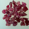 Natural Spinel Uncut Rough 36 Pieces 39.64 Carats Crimson Red-Hot Pink Color 5A Quality Burmese Mines Raw Gemstone