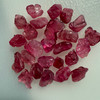 Natural Spinel Uncut Rough 25 Pieces 28.56 Carats Crimson Red-Hot Pink Color 5A Quality Burmese Mines Raw Gemstone