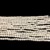 Agate Beads Strand 4mm Plain Ball VS Clarity White Color Astrology Gemstone