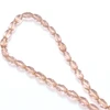 Glass Beads Briolette Facet Cut Balloon Shape Light Pink Color Drilled Stones 15.5 Inch Strand