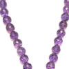 Amethyst Africa Beads Strand 6.4-6mm Briolette Cut Ball  Heather Purple Color VVS Clarity Loose Gemstone