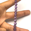 Amethyst Africa Beads Strand 6.50mm Ball Briolette Cut  Heather Purple Color VVS Clarity Loose Gemstone