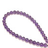 Natural African Amethyst Beads | Briolette Faceted Ball | 6.5mm | 34 Pcs 68 Carats | Heather Purple | VVS Clarity | 8.75 Inch Loose Strand Gemstone Jewelry Making