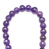 Amethyst Africa Beads Strand Variant Size Ball Royal Purple Color Briolette Cut VS Clarity Loose Gemstone