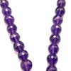 Amethyst Africa Beads Strand 7.5-7mm Ball Indigo Purple Color Briolette Cut VVS Clarity Loose Gemstone
