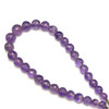 Natural African Amethyst Beads | Briolette Faceted Ball | 6-9mm | 30 Pcs 92 Carats | Grape Purple | VS Clarity | 8.9 Inch Loose Strand Gemstone Jewelry Making