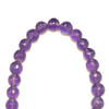 Amethyst Africa Beads Strand 7-5.5mm Ball Grape Purple Color Briolette Cut VS Clarity Loose Gemstone