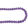 Amethyst Africa Beads Strand 8-7mm Ball Grape Purple Color Briolette Cut VS Clarity Loose Gemstone