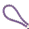 Natural African Amethyst Beads | Briolette Faceted Ball | 7-8mm | 32 Pcs 80 Carats | Grape Purple | VS Clarity | 9 Inch Loose Strand Gemstone Jewelry Making