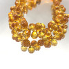 Citrine Gemstone Beads 10x7-8x5mm Briolette Cut Drop Madeira Color FL Clarity Strands for Jewelry Making