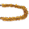 Citrine Gemstone Beads 10x7-8x5mm Briolette Cut Drop Madeira Color FL Clarity Strands for Jewelry Making
