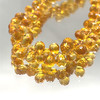 Natural Citrine Gemstone Beads 7x5mm Briolette Cut Drop Madeira Color FL Clarity Strands for Jewelry Making