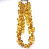 Citrine Gemstone Beads 9x6mm Briolette Cut Drop Golden Yellow Color FL Clarity Strands for Jewelry Making