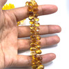 Citrine Gemstone Beads 9x6mm Briolette Cut Drop Golden Yellow Color FL Clarity Strands for Jewelry Making