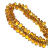 Citrine Gemstone Beads 10x6-8x6mm Briolette Cut Drop Madeira Color FL Clarity Strands for Jewelry Making