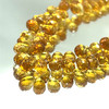 Citrine Gemstone Beads 9x5-6x4mm Briolette Cut Drop Madeira Color FL Clarity Strands for Jewelry Making
