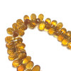Citrine Gemstone Beads 10x5-8x5mm Briolette Cut Drop Madeira Color FL Clarity Strands for Jewelry Making