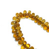 Citrine Gemstone Beads 7x5mm Briolette Cut Drop Madeira Color FL Clarity Strands for Jewelry Making