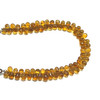 Citrine Gemstone Beads 7x5mm Briolette Cut Drop Madeira Color FL Clarity Strands for Jewelry Making