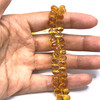 Citrine Gemstone Beads 8x5mm Briolette Cut Drop Golden Citrine Color FL Clarity Strands for Jewelry Making