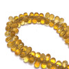 Citrine Gemstone Beads 8x5mm Briolette Cut Drop Golden Citrine Color FL Clarity Strands for Jewelry Making