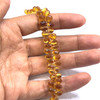 Citrine Gemstone Beads 7x5mm Drop Briolette Cut Madeira Color FL Clarity Strands for Jewelry Making