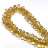 Citrine Gemstone Beads 10x6mm Briolette Cut Drop Dandelion Color FL Clarity Strands for Jewelry Making