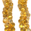 Citrine Gemstone Beads 10x7mm Briolette Cut Drop Dandelion Color VVS Clarity Strands for Jewelry Making