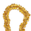 Citrine Gemstone Beads 8x5-7x5mm Drop Briolette Cut Amber Yellow Color VVS Clarity Strands for Jewelry Making