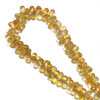 Citrine Gemstone Beads 7x5mm Briolette Cut Drop Golden Citrine Color FL Clarity Strands for Jewelry Making