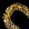 Citrine Gemstone Beads 10x6-9x6mm Briolette Cut Drop Amber Yellow Color VVS Clarity Strands for Jewelry Making