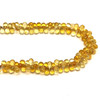 Citrine Gemstone Beads 10x6-9x6mm Briolette Cut Drop Amber Yellow Color VVS Clarity Strands for Jewelry Making